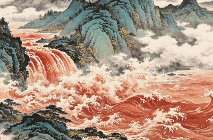 品读《山海经》608——《大荒南经》泛天山

原文：
有阿山者。南海之中，有泛天