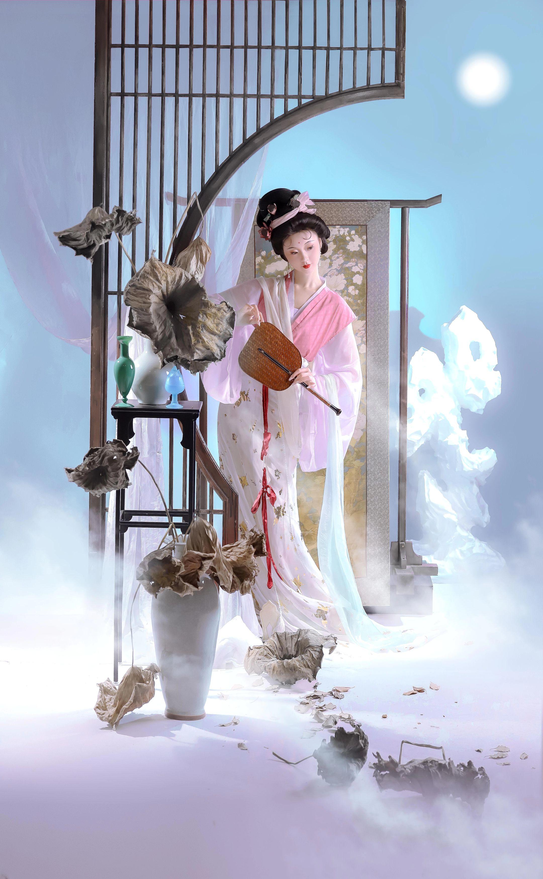 留得残荷听雨声……