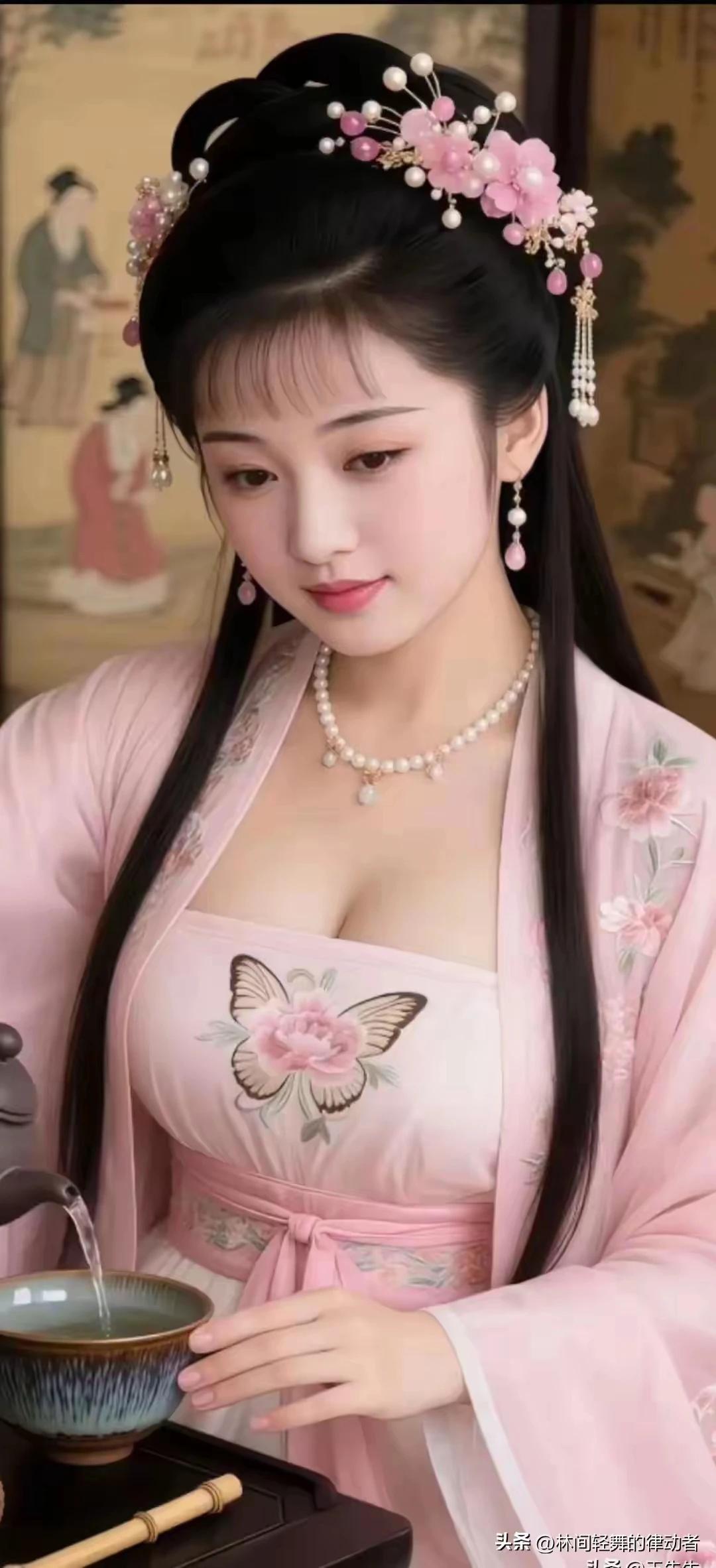 环肥燕瘦，各有千秋。
嫣然一笑百媚生，
六宫粉黛无颜色。
春寒赐浴华清池，
温泉