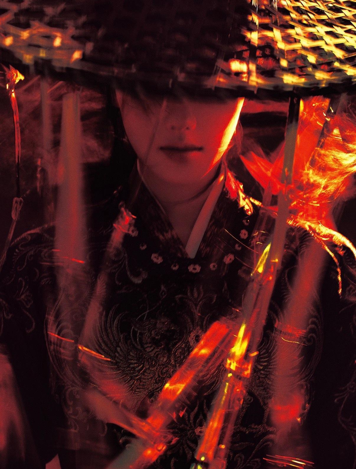 白鹿江湖侠客写真白鹿红衣侠女照 好会拍的柳宗源老师 