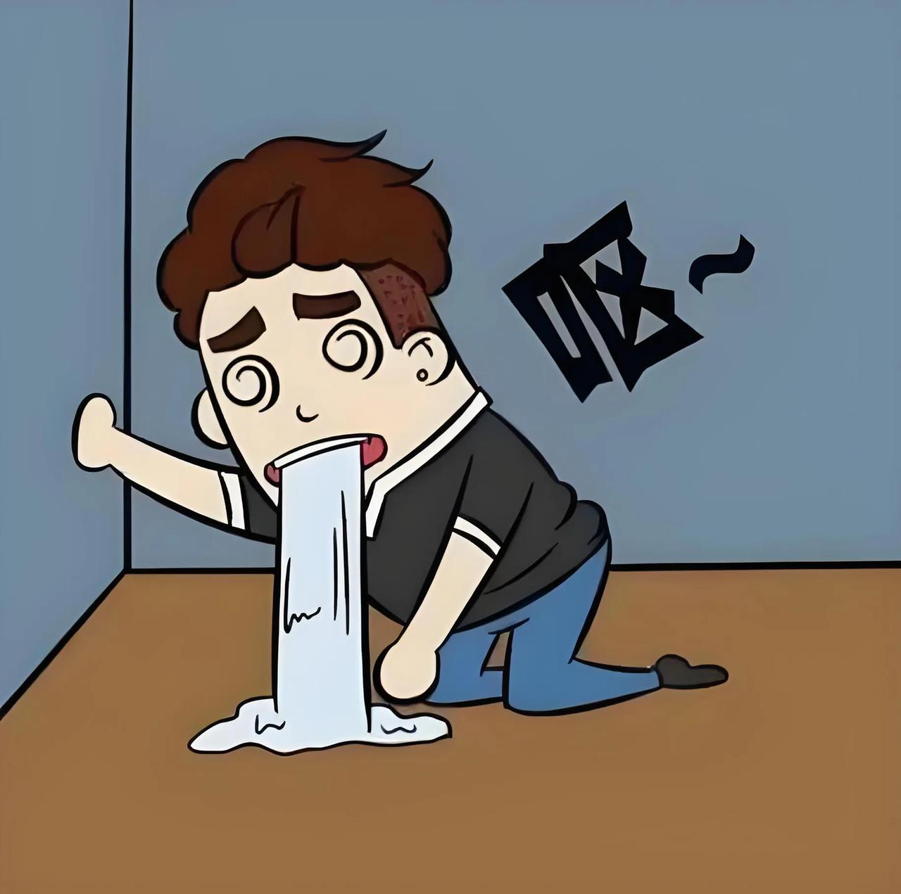 看来身上臭一点，也未尝不是一件好事！

湖北，一男子在路上走着，突然看见路边站着