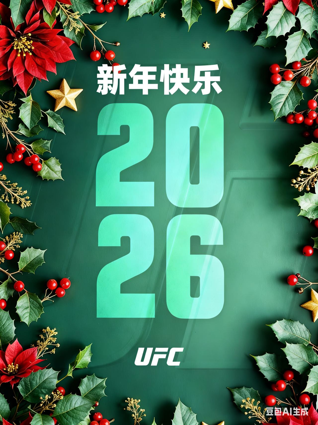 感谢每一份热爱，与UFC一起并肩踏入2026年！