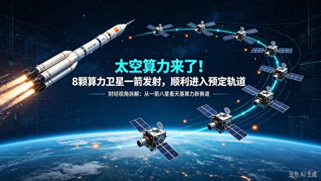 太空算力来了！8颗算力卫星一箭发射，顺利进入预定轨道