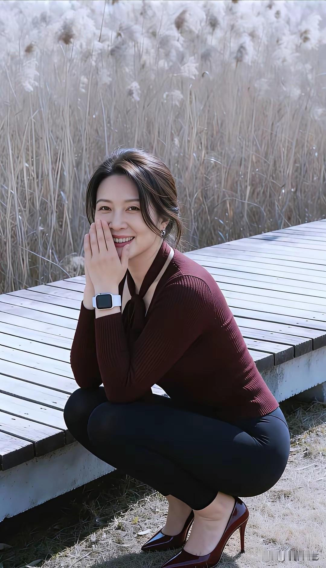 周末和女朋友一起带未来的丈母娘出来溜溜弯