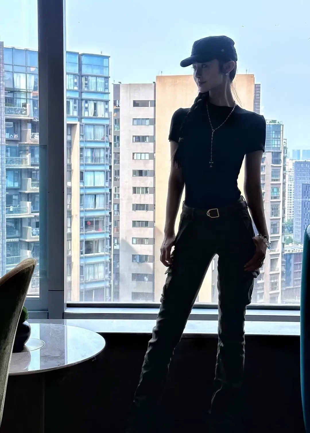 看完阅兵后的穿搭。