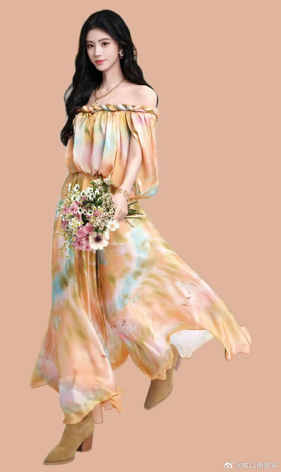 被鞠婧祎美的挪不开眼睛 鞠婧祎美的毫不费力，每一帧都是画报级别，这美貌直接封神，