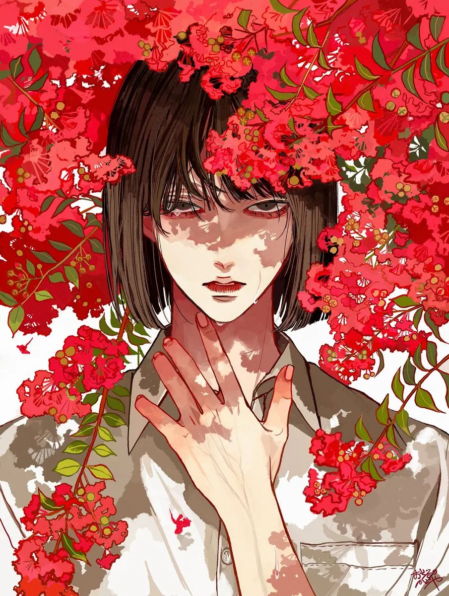 #二次元[超话]##漫视界企划##复古# 我独坐在岁月的角落，捧一卷诗书，品一口