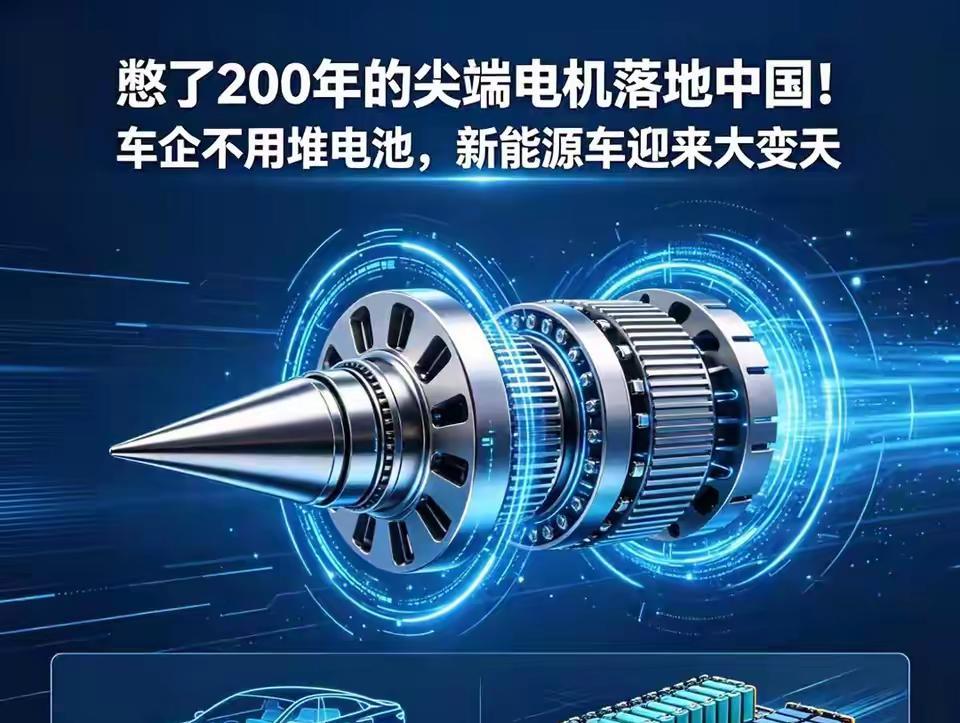 新能源大变天！憋200年的电机，中国终于突破

2026年6月5日，中国官宣全球