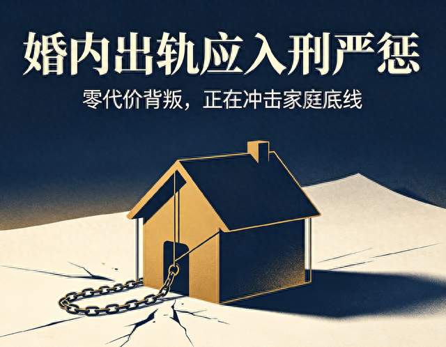 人心所向！婚内出轨应入刑律严惩，零代价背叛正毁掉千万家庭！
