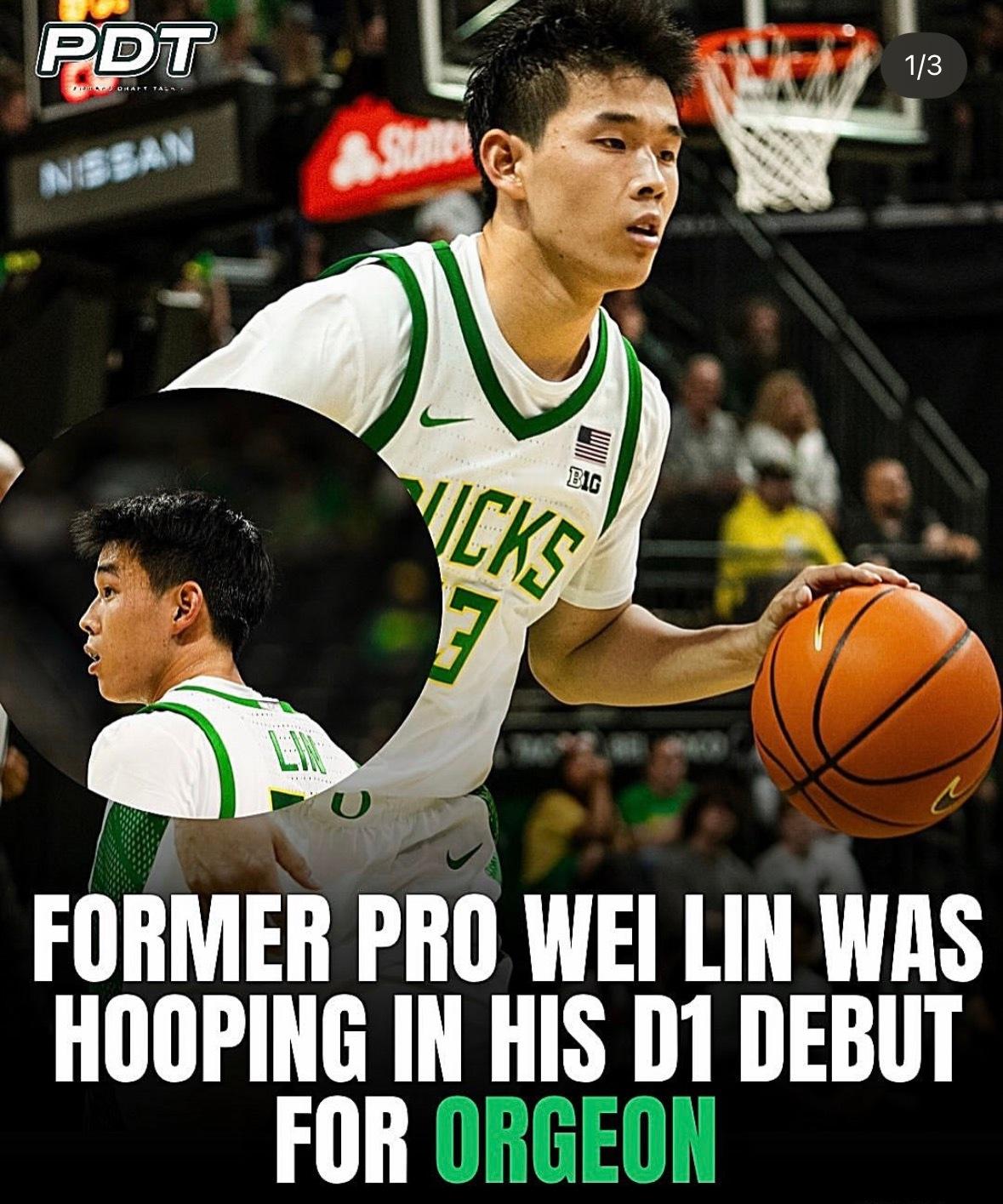 林葳NCAA首秀，10分4助攻3抢断，表现的可圈可点，相当不错。他今年22岁，年