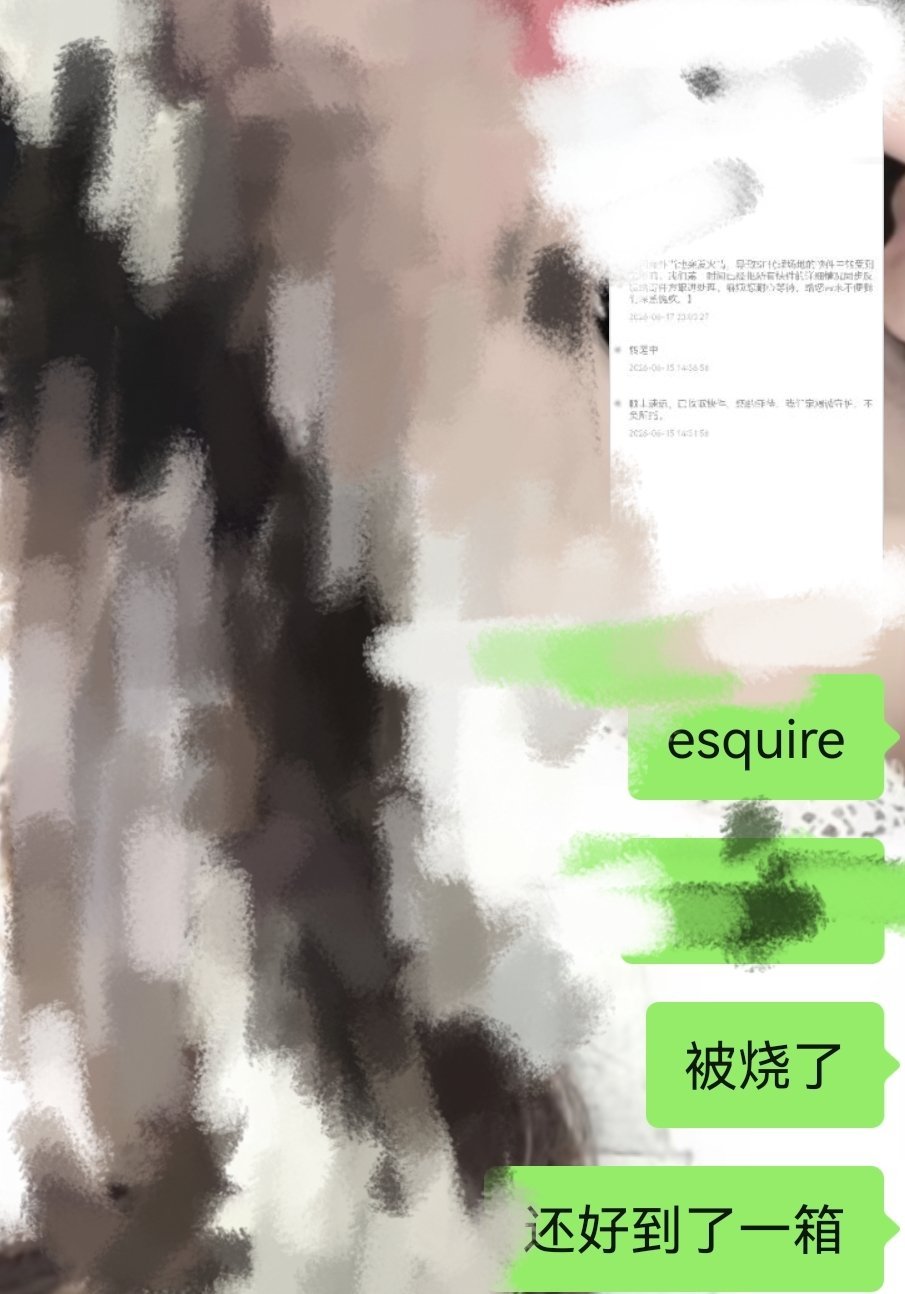 杂志被烧了... 