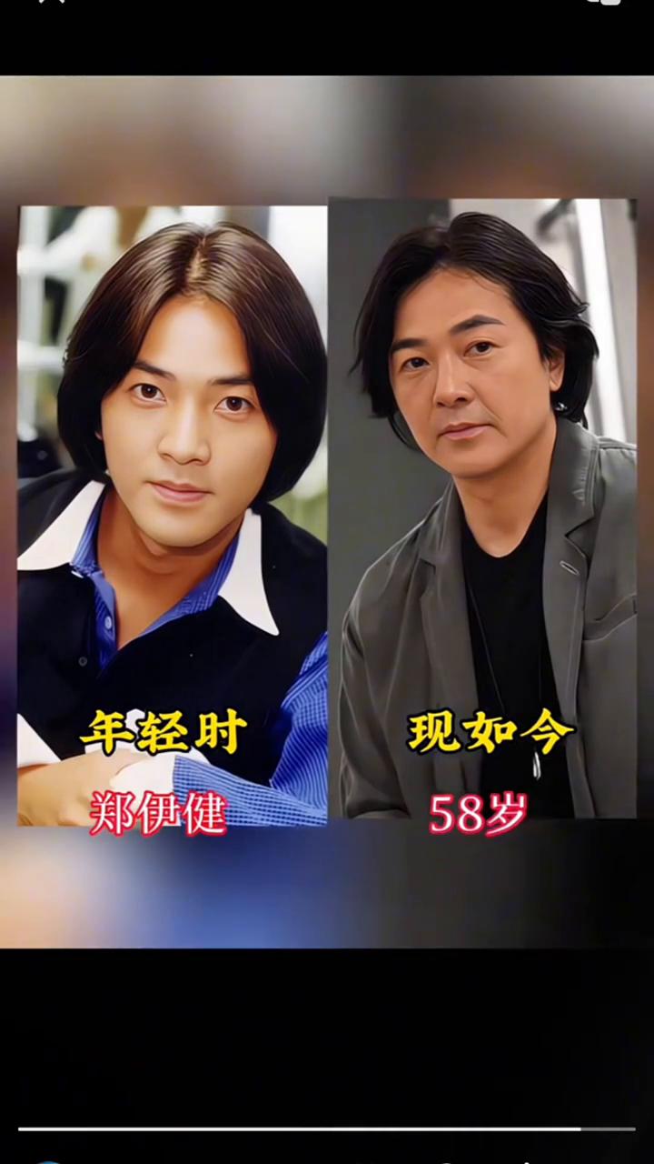 年轻时，现如今。
·张学友，64岁。
·温兆伦，73岁。
·尊龙，63岁。
·谢