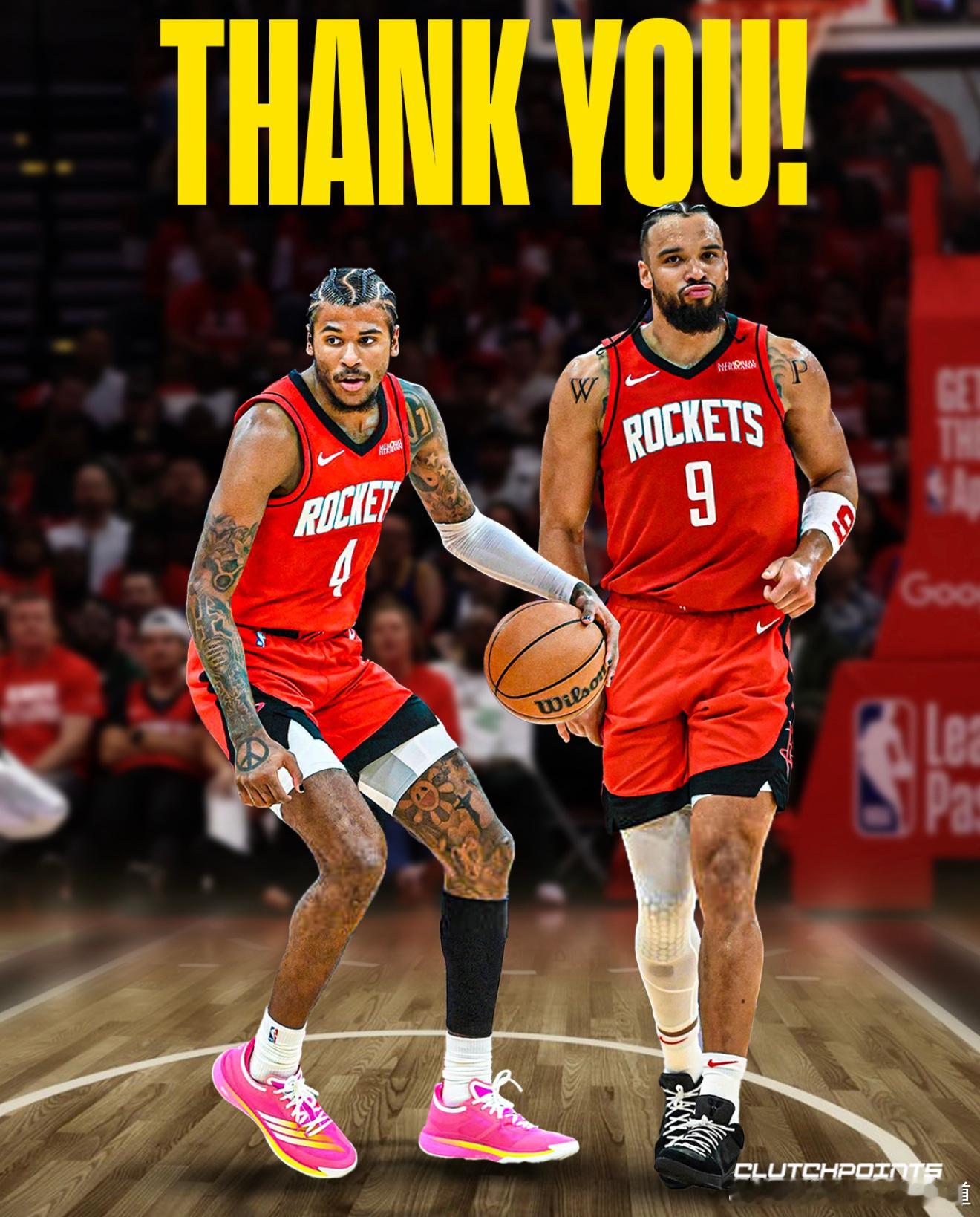 Thank you Jalen and Dillon。杜兰特被交易至火箭 ​​​