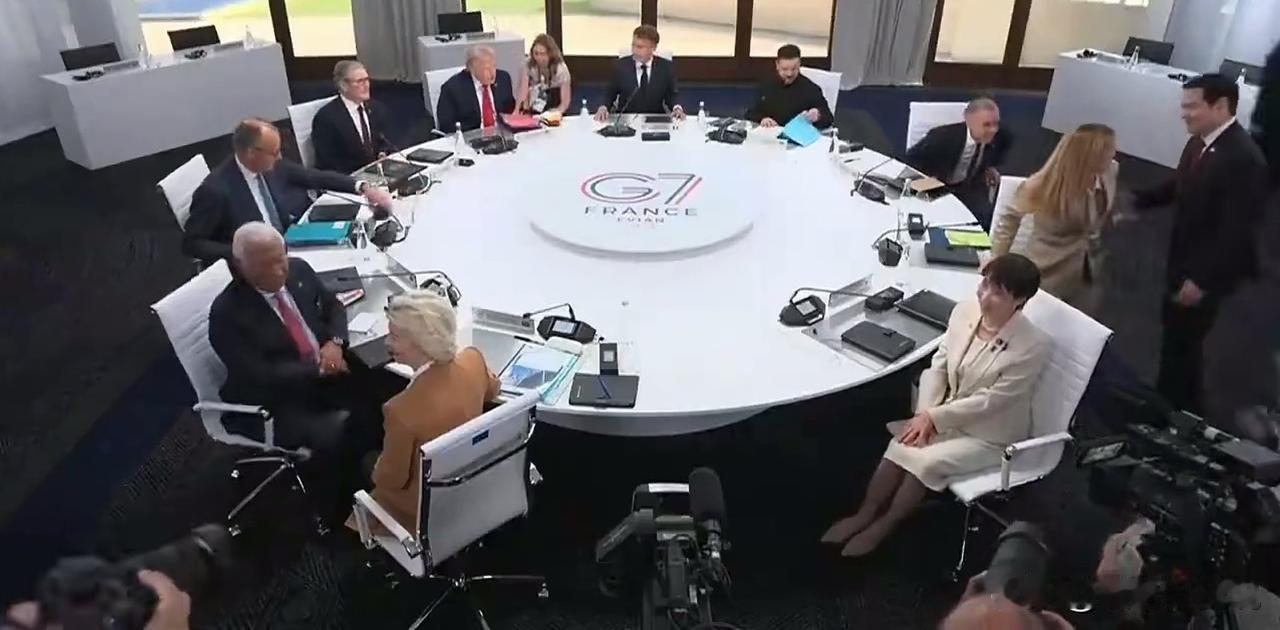 G7真的是一个好场合，因为在这个地方就能看得出来谁有能力？谁才是真正的老大！
