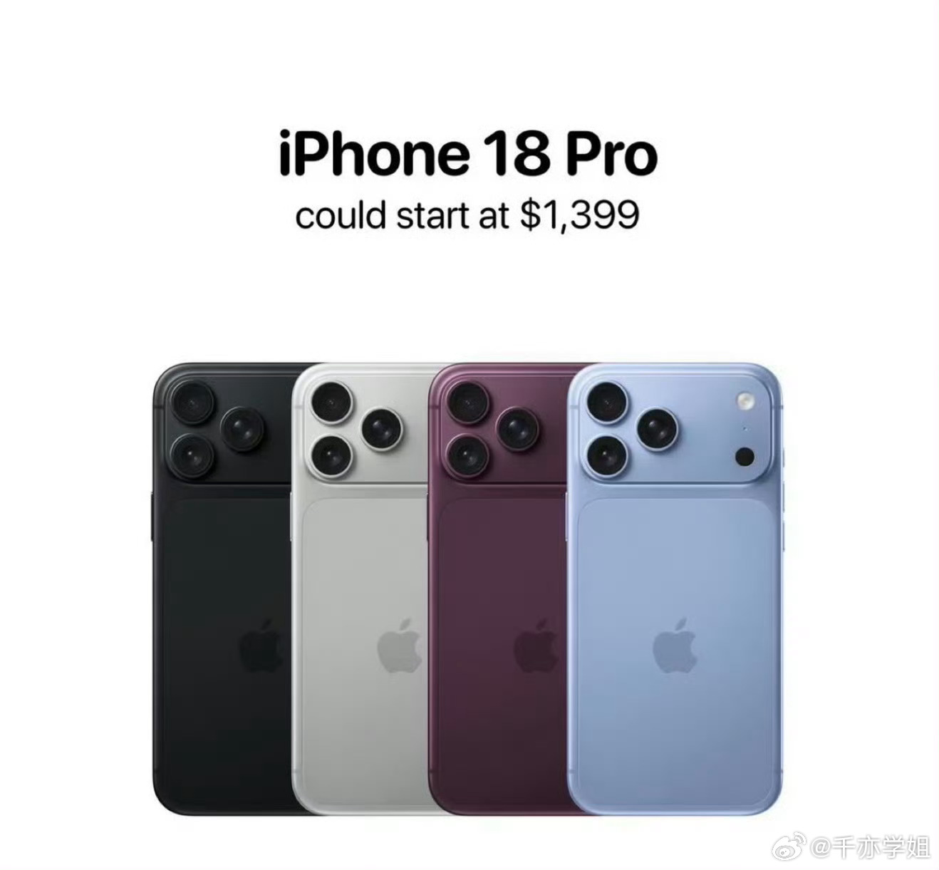 你能接受iPhone18Pro万元起售吗256内存的机子都能过万了吗