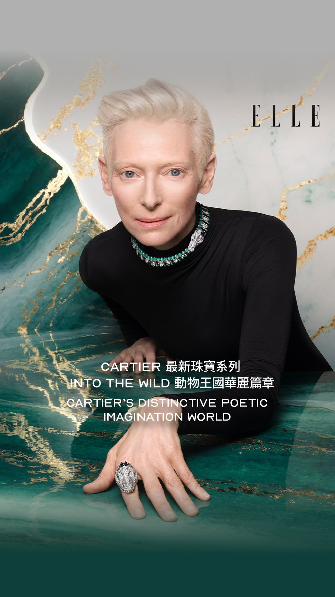 Tilda 新动态 ！拿下 Cartier 合约咯  ～  💎 ELLE HK