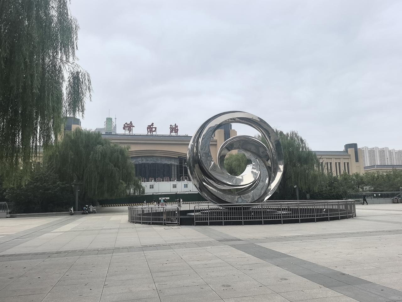济南火车站北广场即将完工