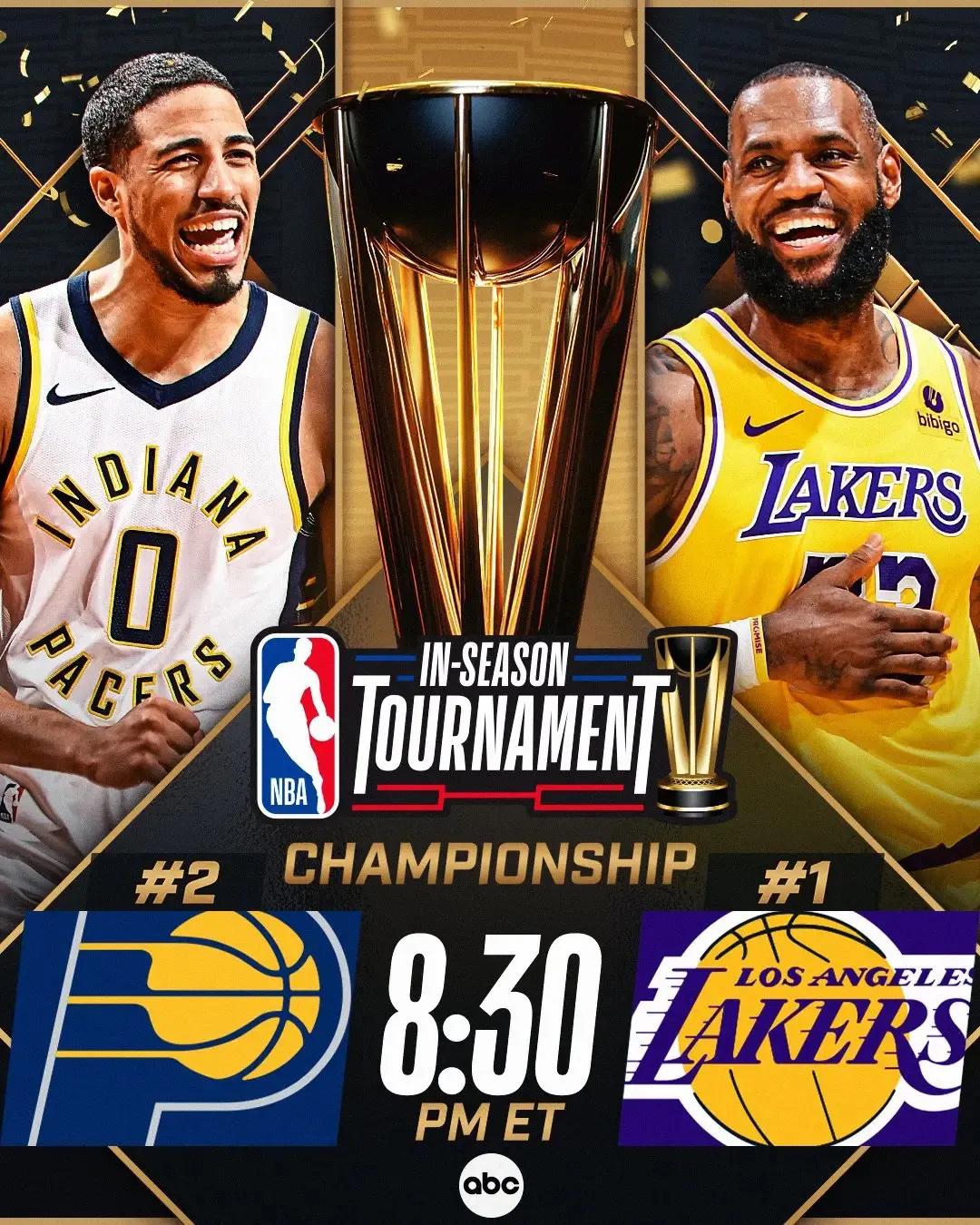 NBA官推晒季中锦标赛总决赛预热海报，在你看来锦标赛冠军含金量如何❓

1、约等