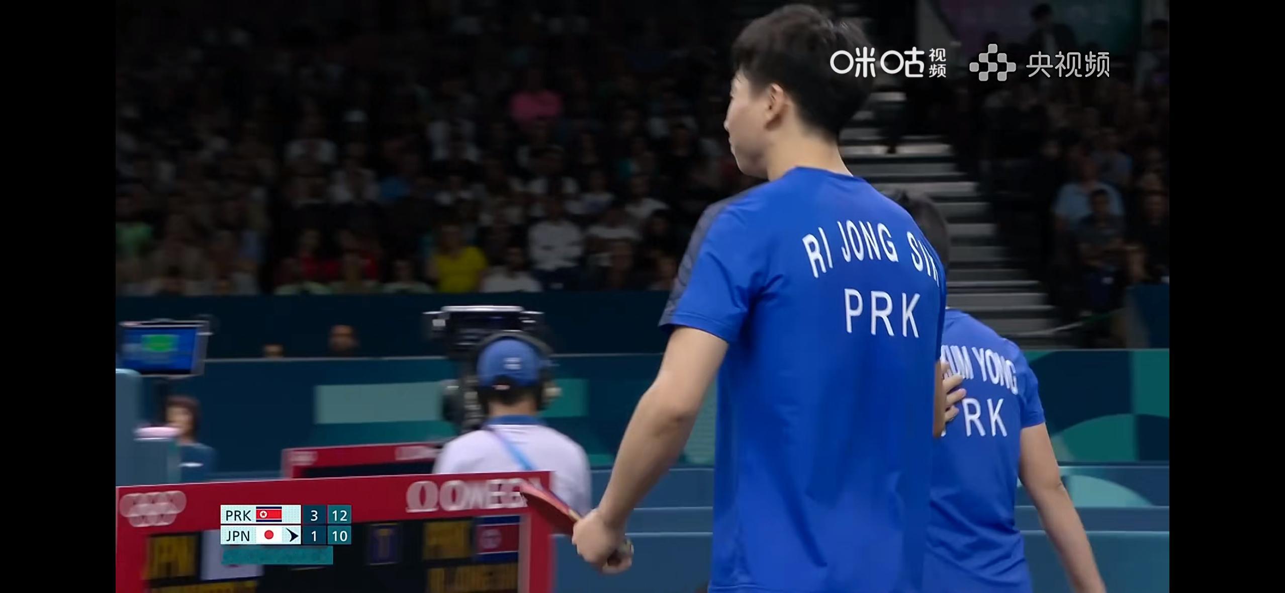 哈哈哈哈哈哈哈那咋办啊 太神秘了 日本队被朝鲜队4：1抬走了#张本智和早田希娜v