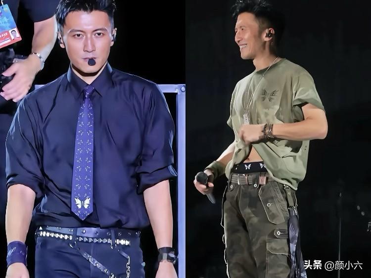 谢霆锋这回是真豁出去了。
演唱会上一撩衣服，好家伙，“蝴蝶内裤”直接冲上热搜。