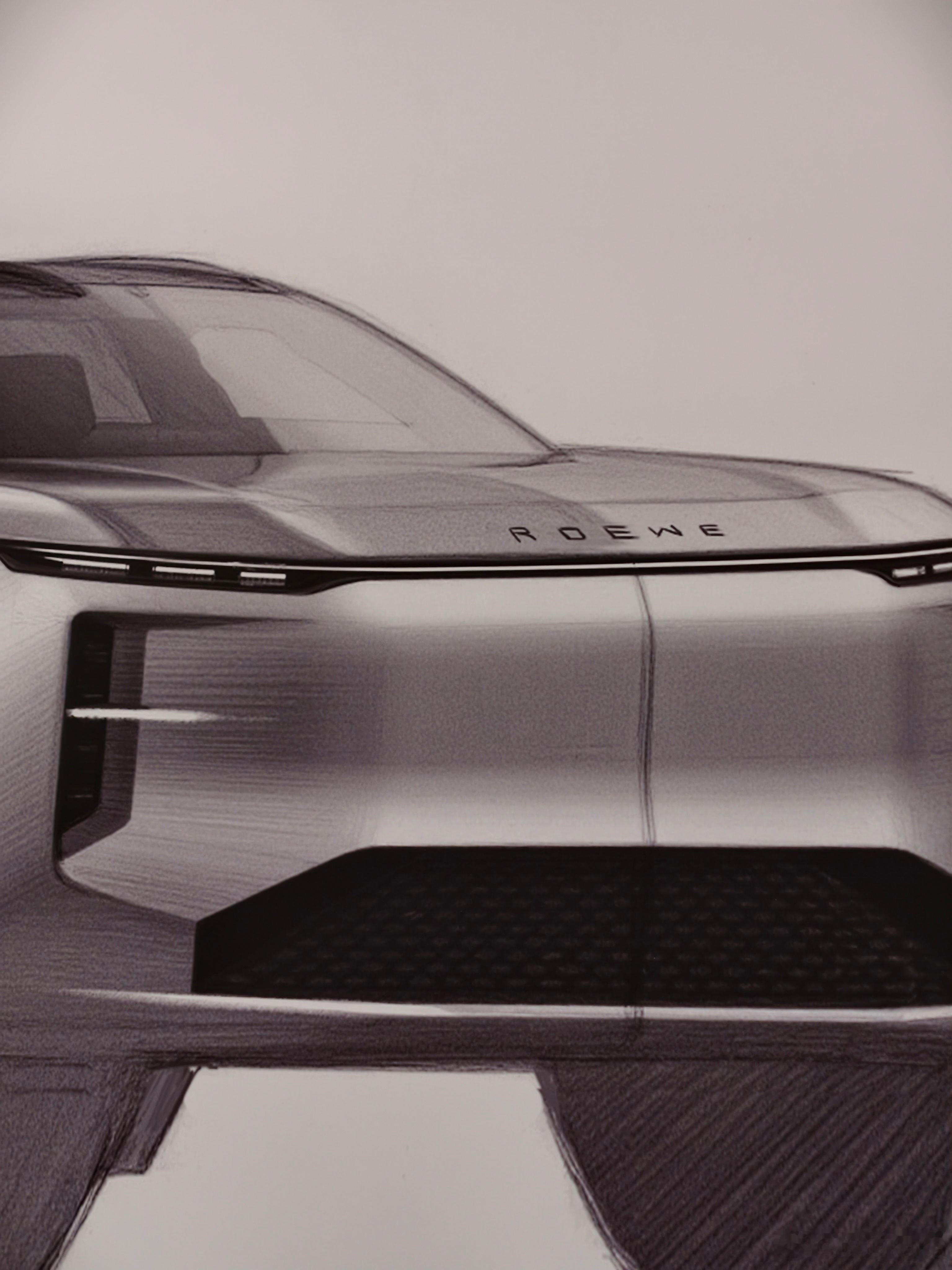 上汽荣威家越07设计手稿，我猜，应该是个中型五座SUV，4.8米左右的长度，插混