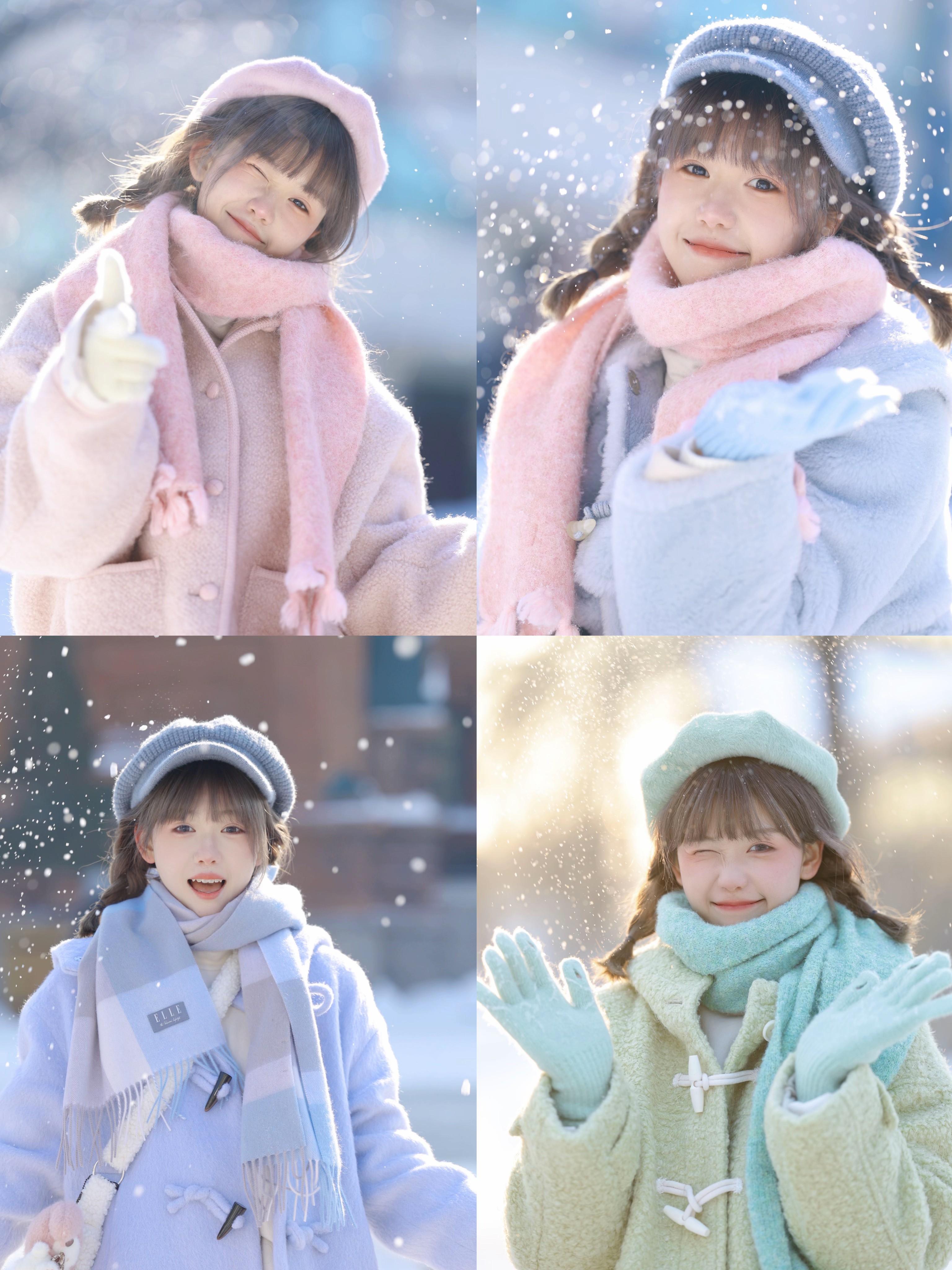 冬天的我好像更漂亮。特别喜欢冬天佳能拍出来的质感 天然反光板 皮肤真的...