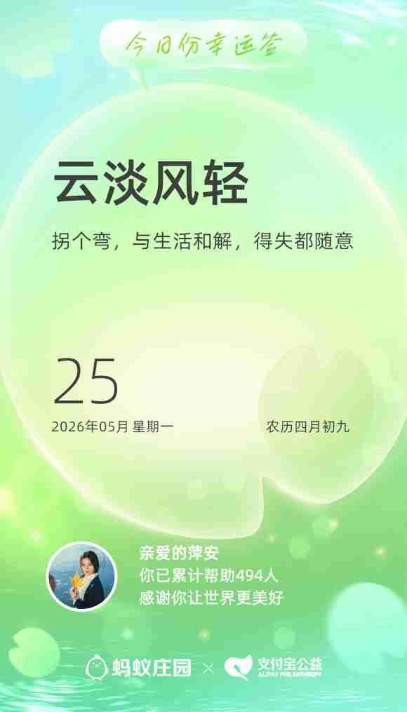 我的今日状态：😁轻松愉快
我这里的天气：🌤️多云