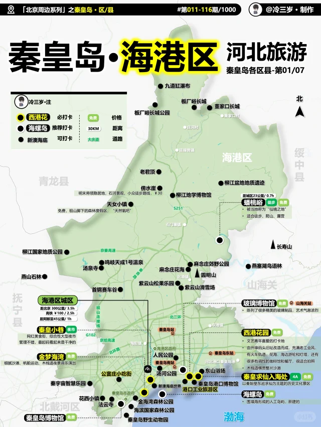 开始写秦皇岛了，先看主城区——海港区吧