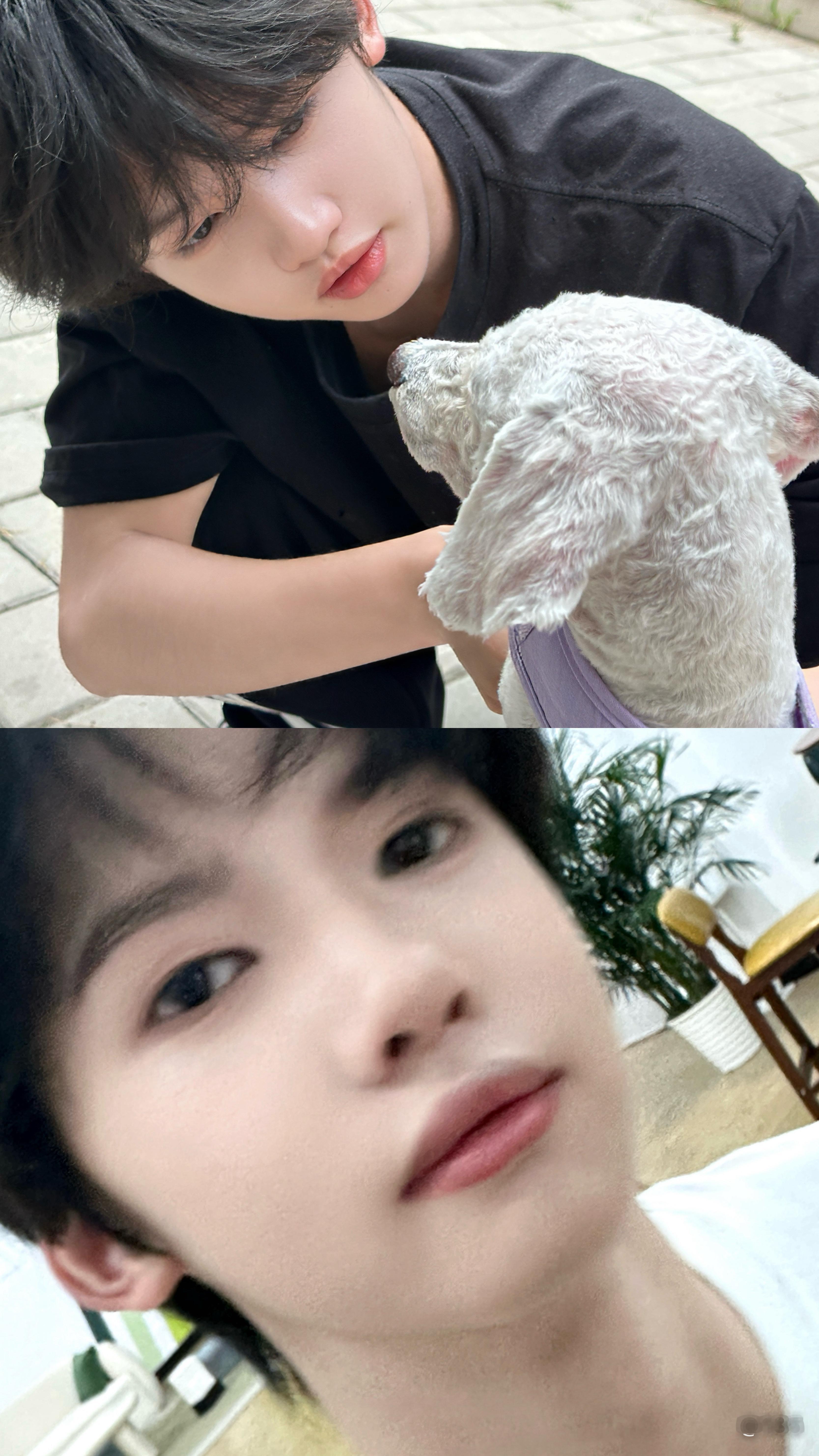 大然然终于舍得在泡泡露脸了好感动吧 