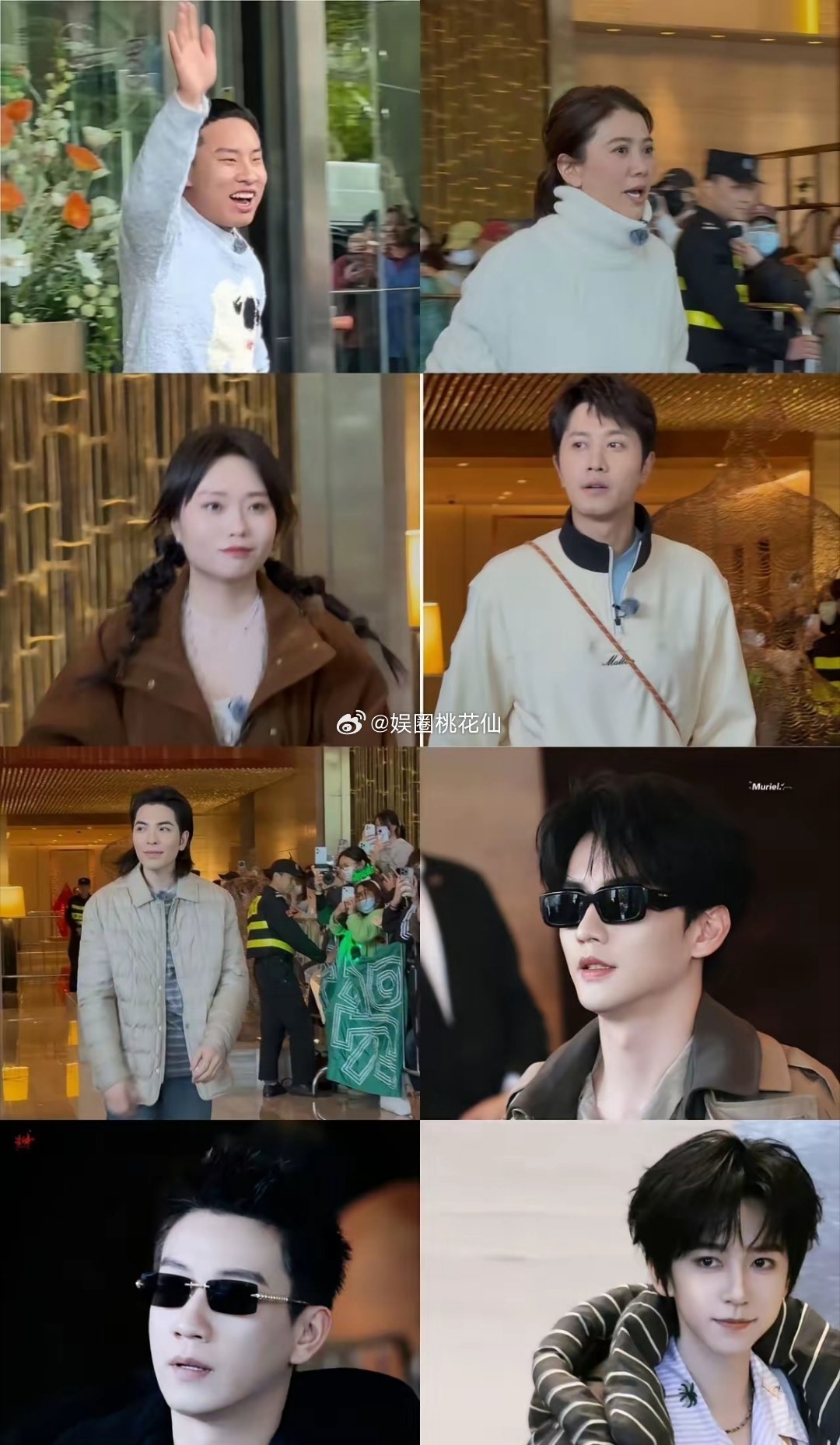 3月18日，《五十公里桃花坞6》第一天录制路透来啦！一群人裹着粉色床单在重庆街上