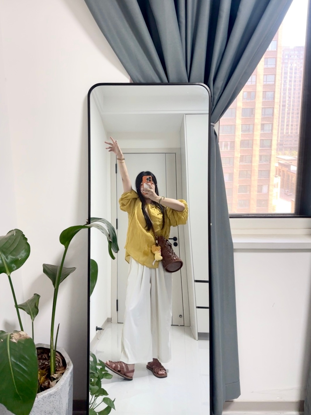 满妈的ootd 哈哈哈哈哈 今儿早上49.9kg最近吃太爽 再不克制点 又50+
