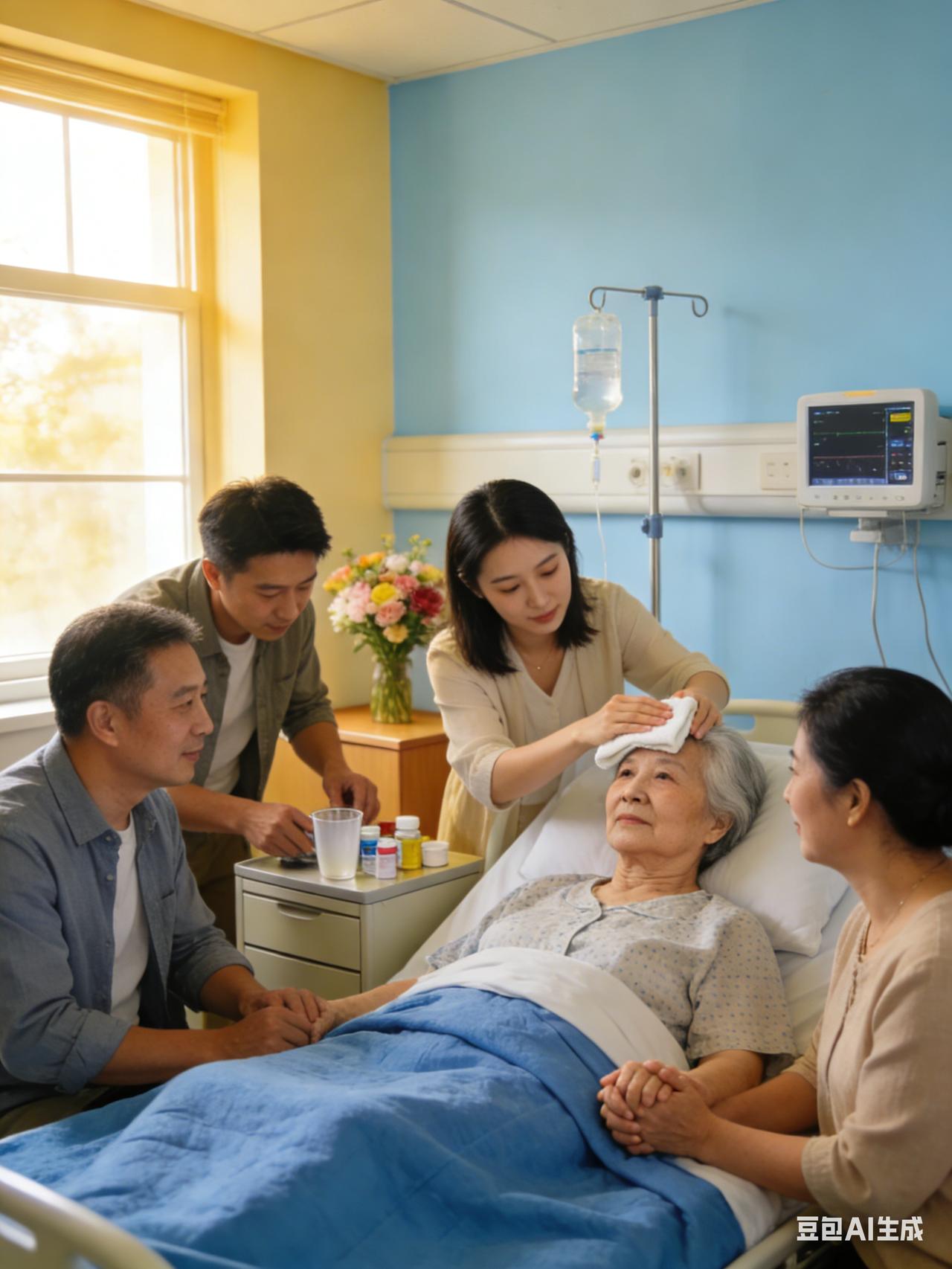 一段特别现实的话：
所有的儿媳来回答。如果你的婆婆住院了，生活不能自理，需要每天