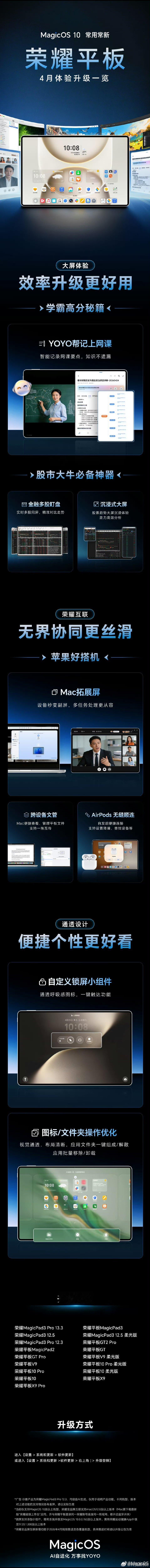 荣耀全新MagicPad3 Pro 12.3英寸平板正式发布，同时品牌旧款平板也