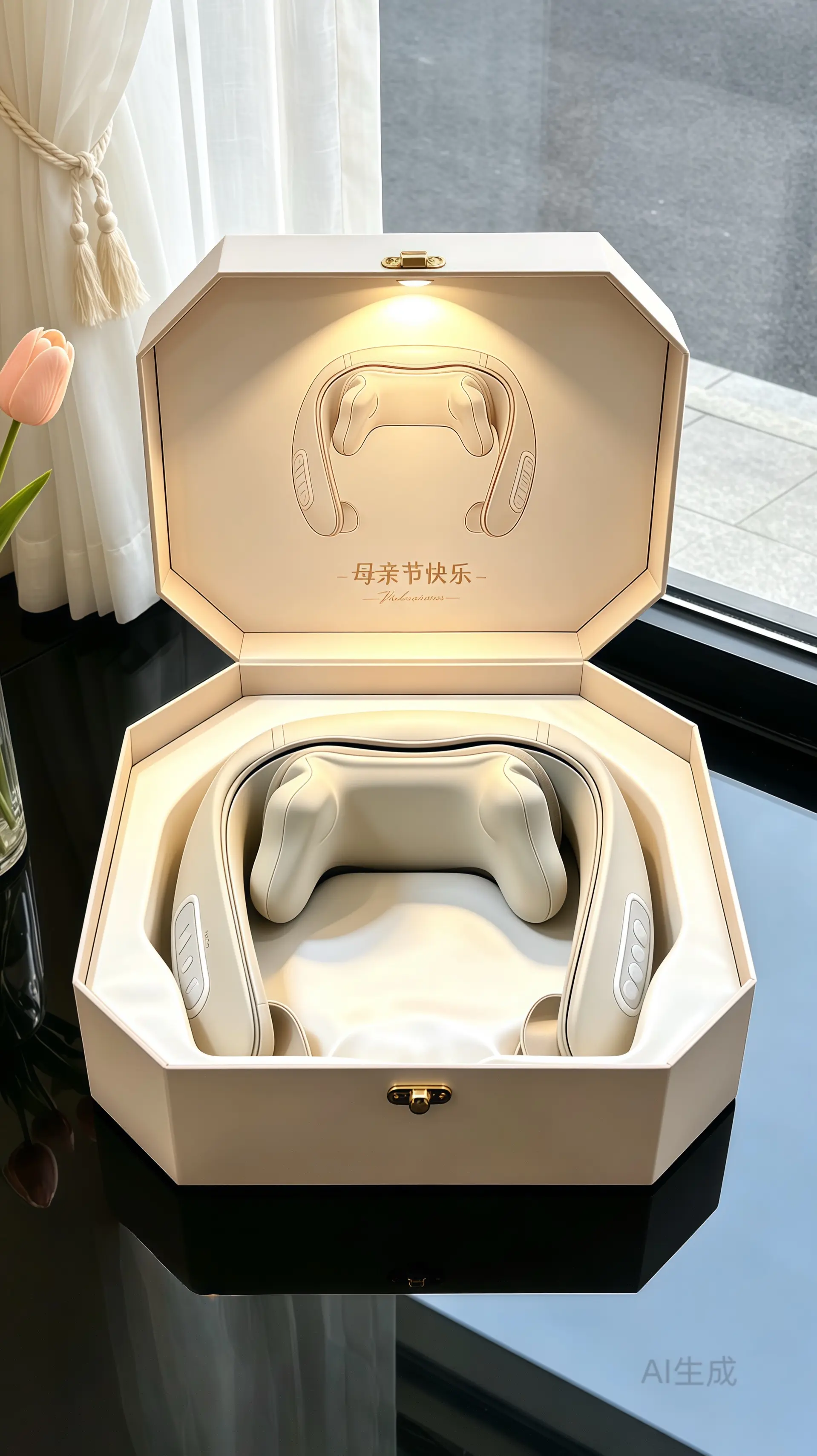 腰颈按摩披肩。