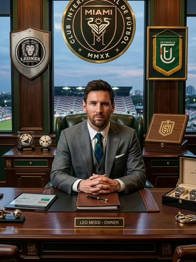 版图再扩张！梅西全资收购西班牙第五级别球队，四大俱乐部足球帝国正式成型足坛重磅官