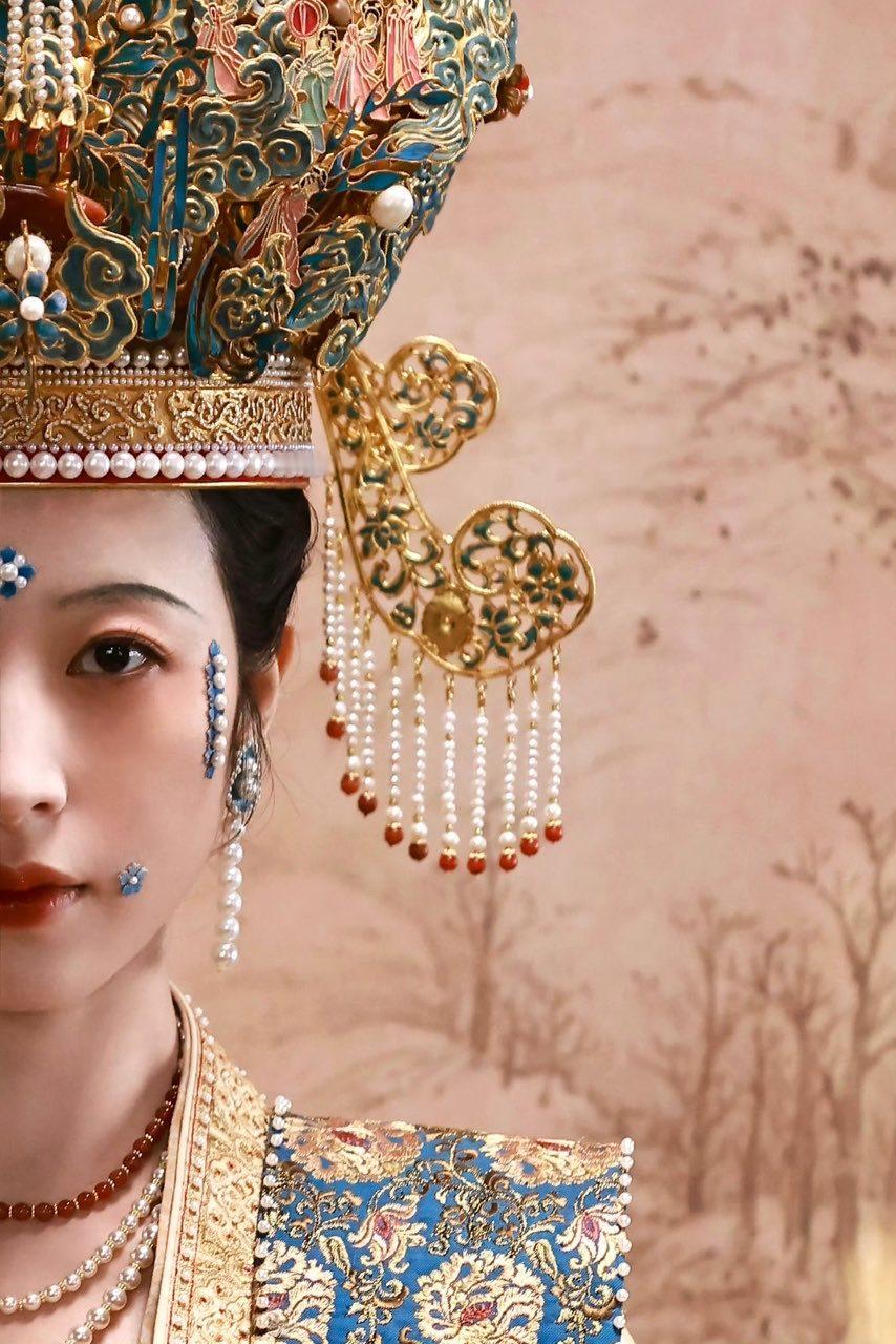 周雨彤珍珠面靥妆周雨彤珍珠面靥周雨彤珍珠面靥妆好看成啥了 