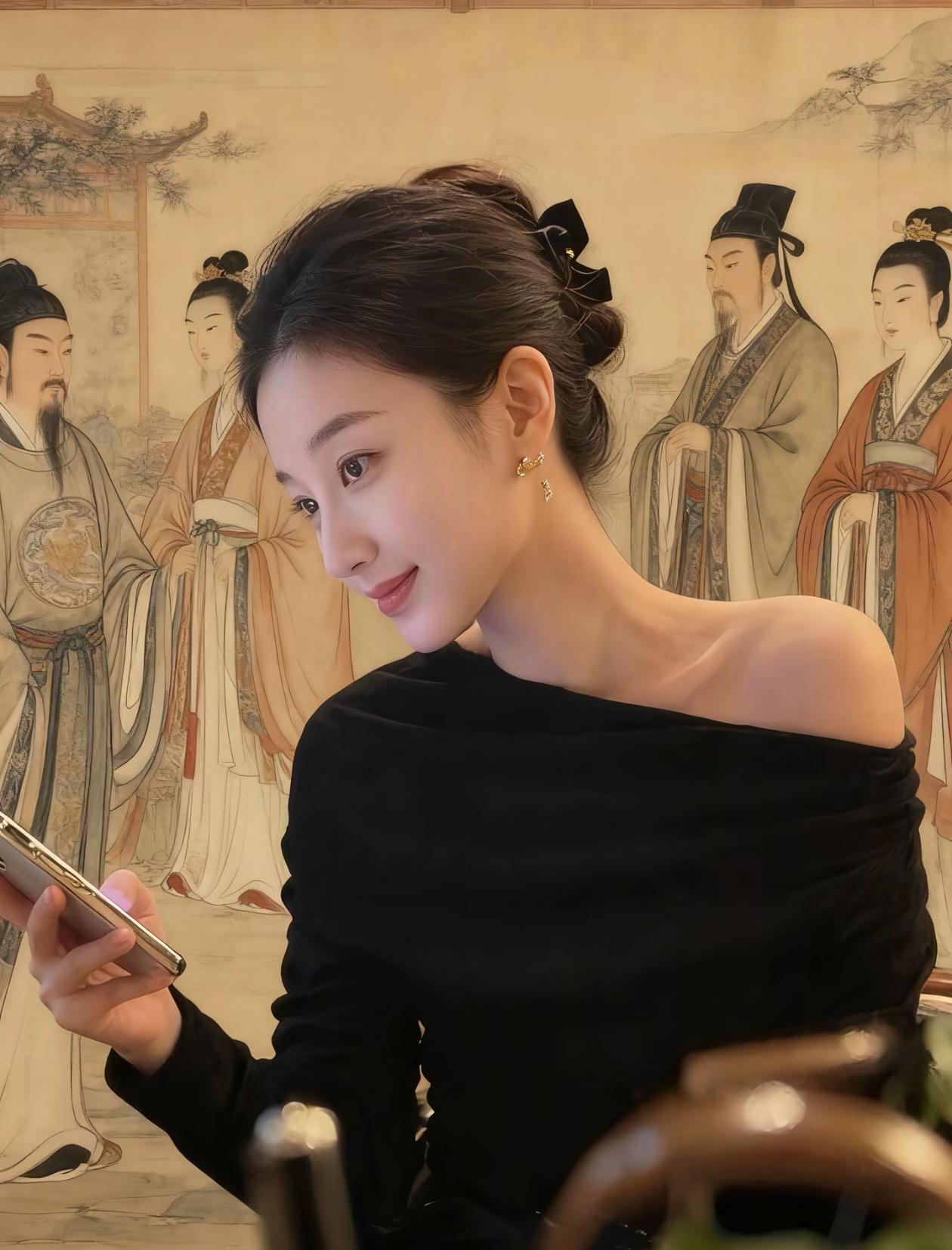 古韵犹存，笑语盈盈。