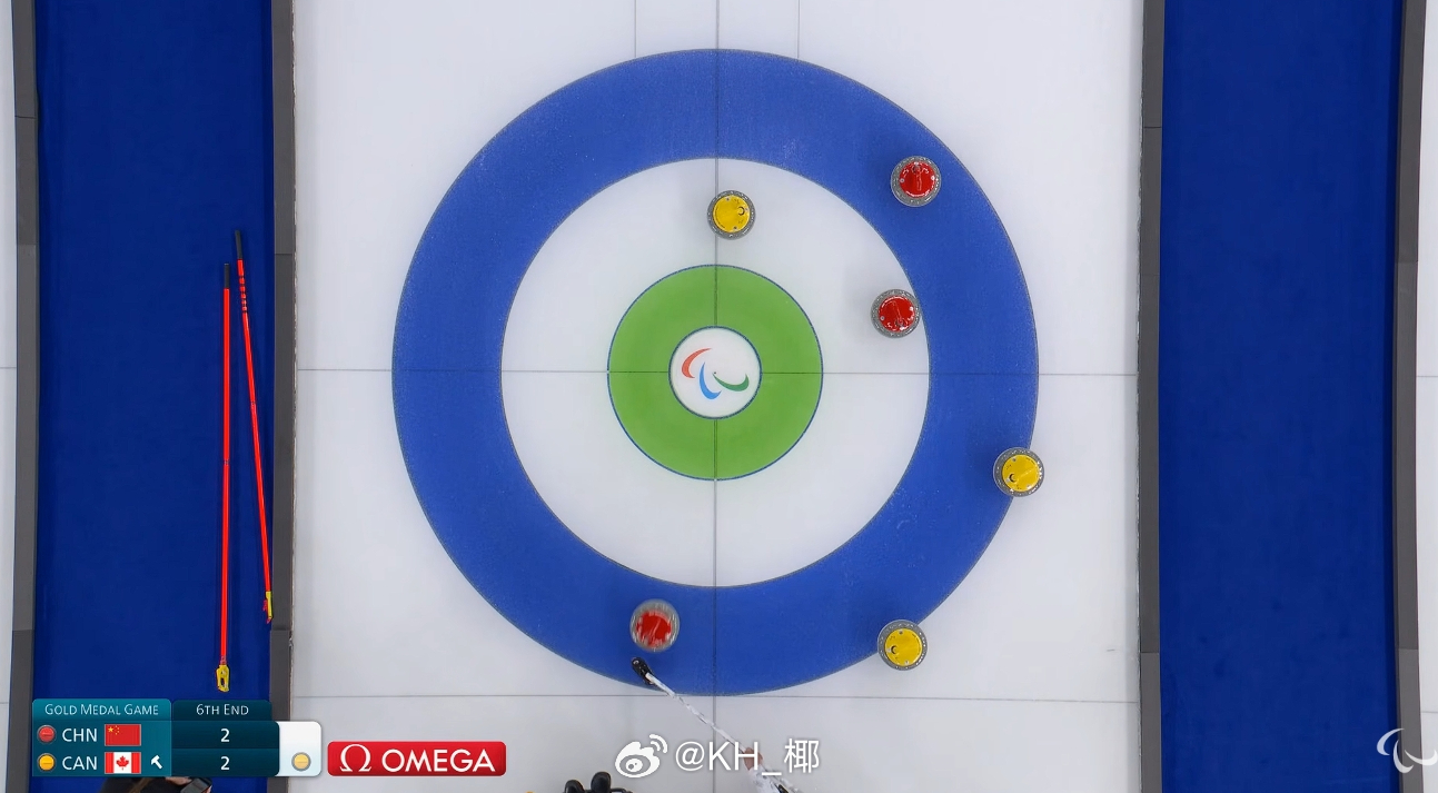 第六局对面一分，2-3 