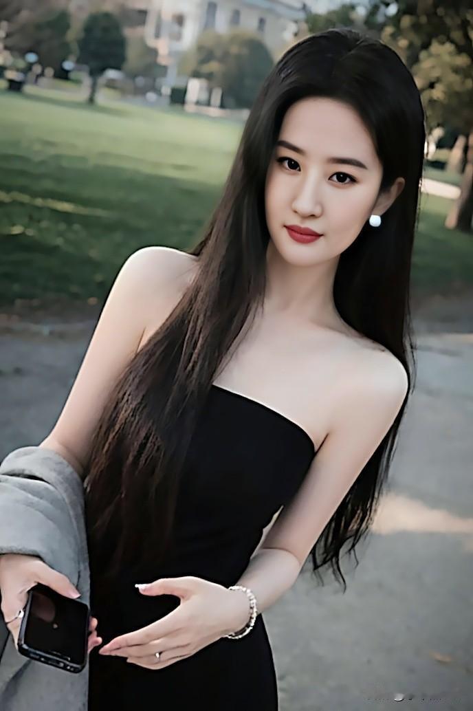 刘亦菲黑色造型惊艳绝伦气质优雅性感妩媚让人眼前一亮 女明星 气质女明星 刘亦菲 