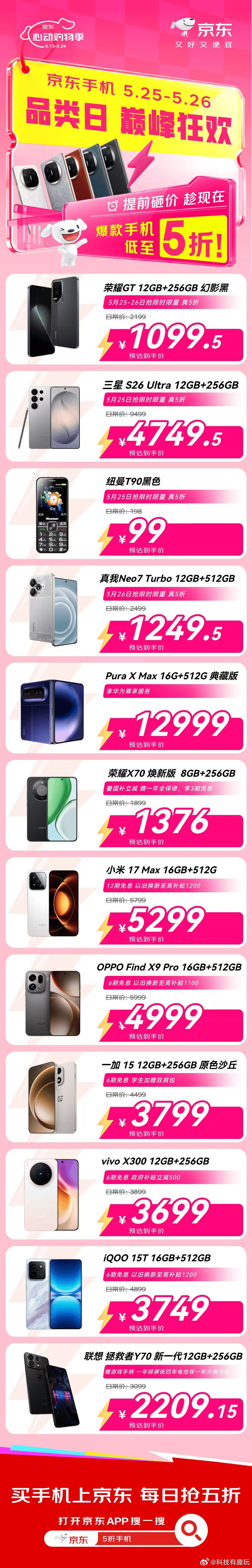 京东采销说今天买手机无敌便宜平时大家观望不换机，无非是旗舰机价格太高，日常几乎没