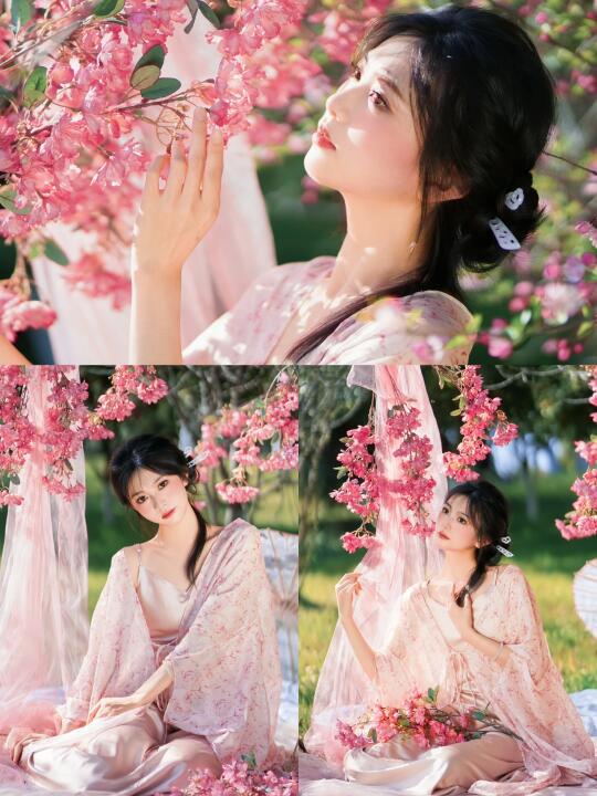 春日氛围感拉满的樱花新中式～🌸九江约拍