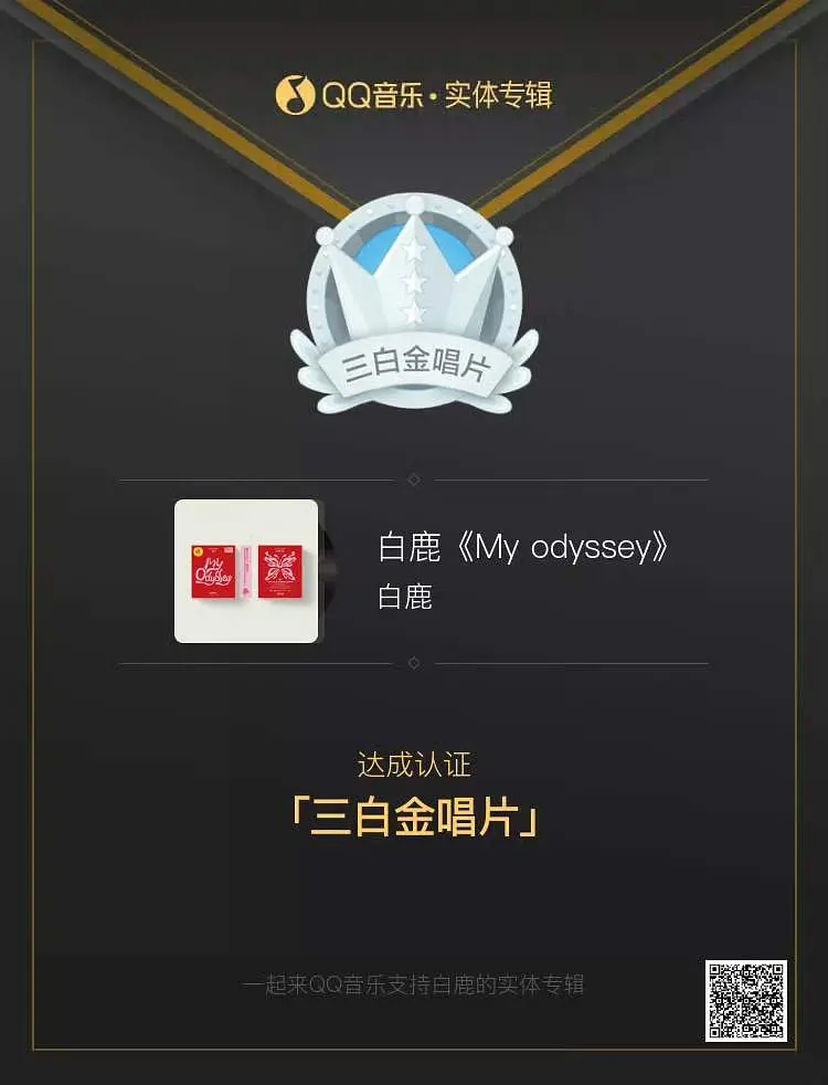 白鹿新专辑秒切300w 10分钟500w们鹿茸平时都隐藏了实力吗 ​​​
