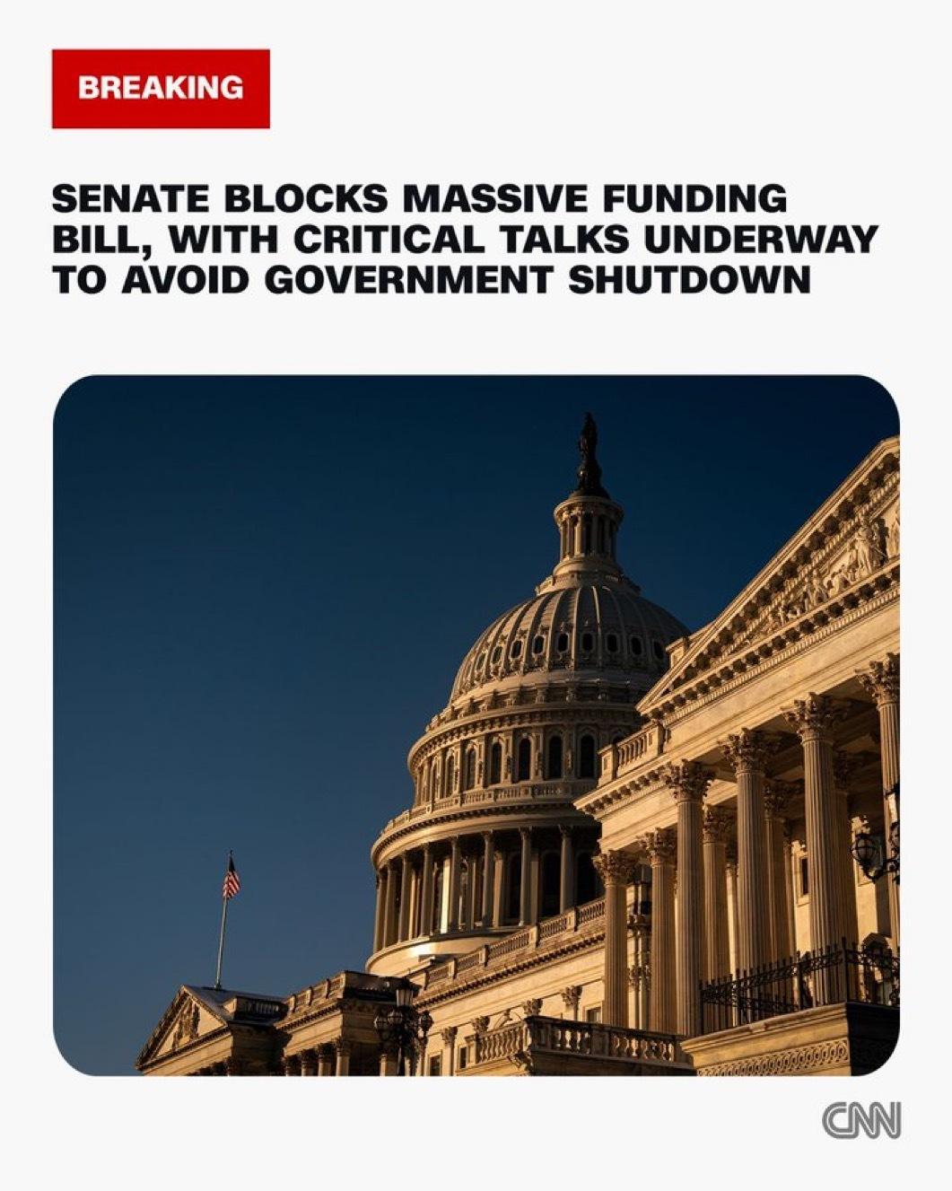 海外新鲜事 据ABC新闻，参议院民主党阻止六项拨款法案，国土安全部资金争议持续，