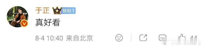 于正回复吴谨言真好看 吴谨言新剧《凤不栖》官宣杀青，于正回复“真好看”~于正夸吴