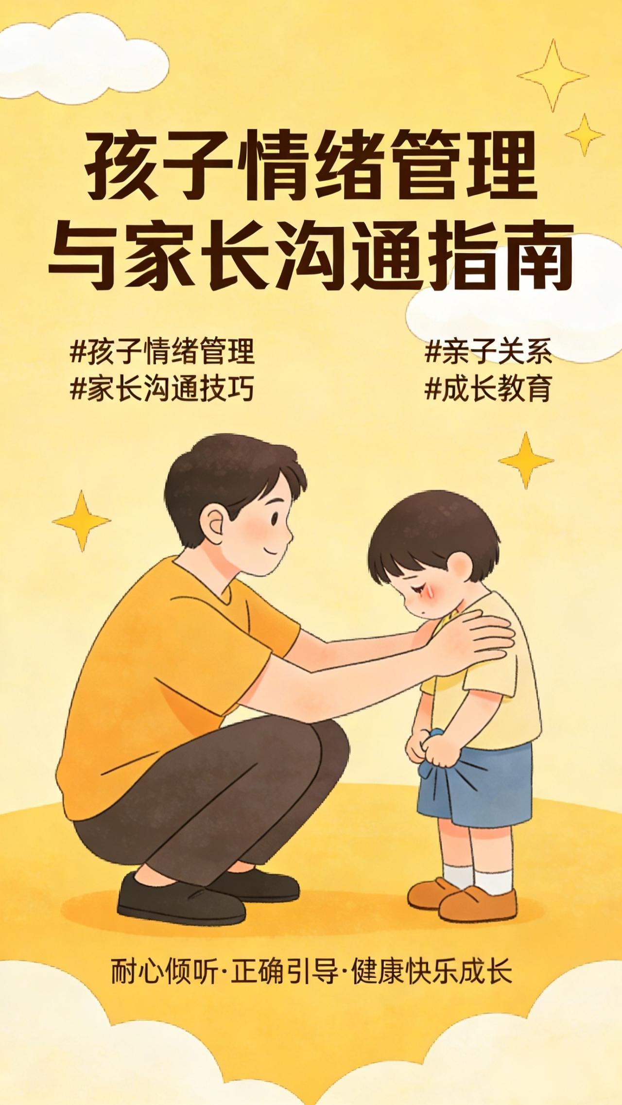 孩子有情绪，家长怎么沟通
在孩子的成长过程中，情绪的起伏是再正常不过的事情。当孩