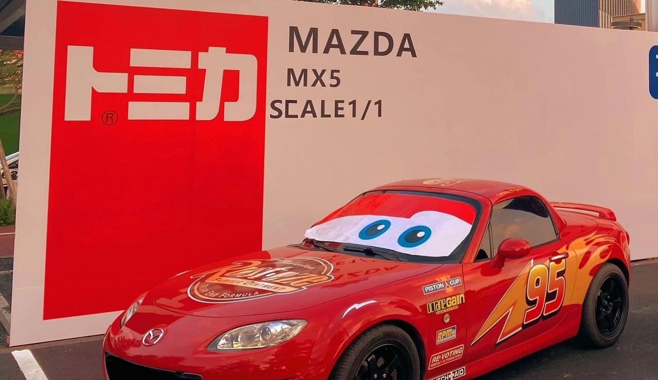 闪电麦昆涂装的MX5有多吸睛？说再见的时刻谁看了不惋惜？🏎️买mx5的其中一个