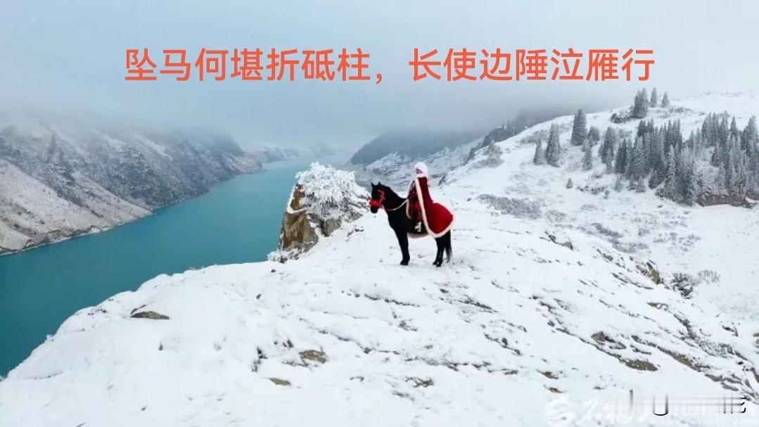 坠马何堪折砥柱！长使边睡泣雁行！
致：贺娇龙