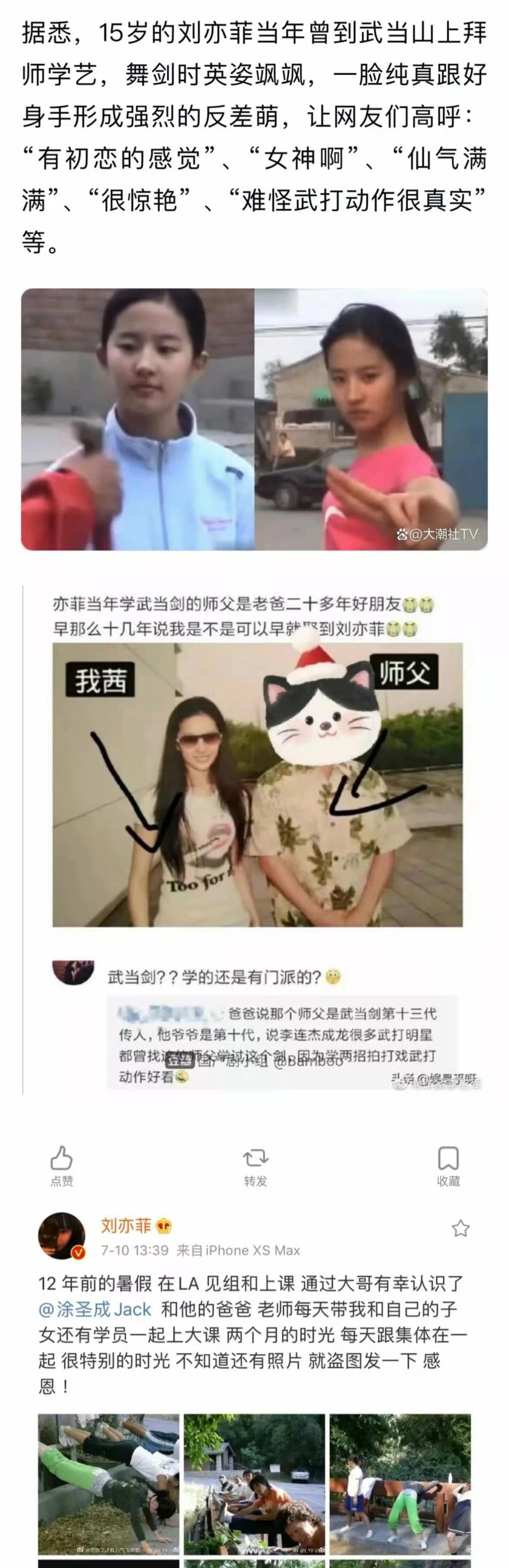 刘亦菲是武当山钟师祖的弟子