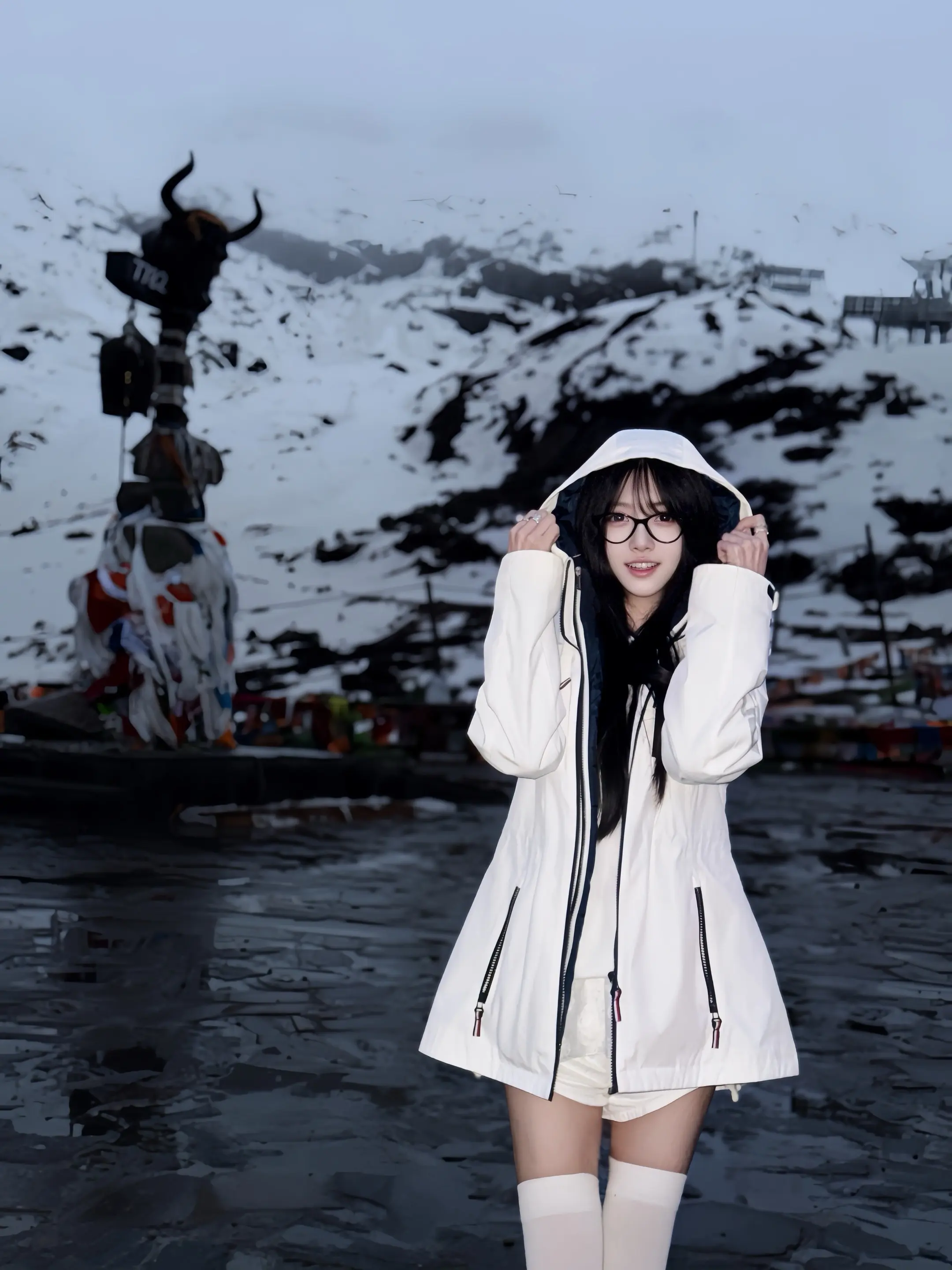 雪山限定白月光