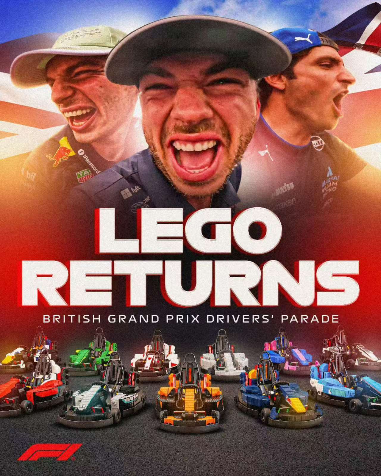 英国站又有乐高道具赛车手巡游玩起来2026f1英国大奖赛